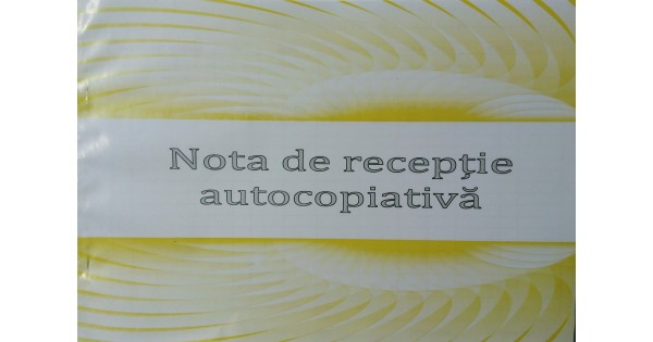 Gol Nota Receptie Autocopiativa Model Vechi