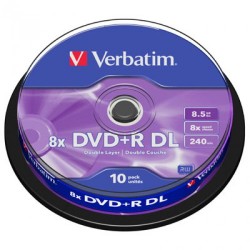 Neo Dvd Verbatim 10/set Double Layer Dvd+r Dl 8.5gb