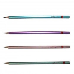 Creion Grafit Rotring Hb Metalizat Diverse Culori 06113