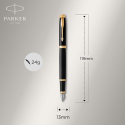 Parker Set Im Duo Lq Black Gold Stilou + Pix Gt 160391/2093216