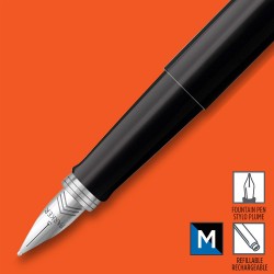 Parker Stilou Jotter Original Negru M + 2 Patroane Cerneala 160376