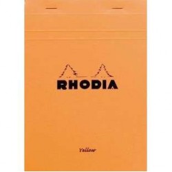 Rh Bloc Notes A8 80f N10 Ar Orange Rhodia 10200c