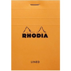 Rh Bloc Notes A7 80f Dr Orange N11 Rhodia 11600c