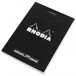 Rh Bloc Notes Rhodia 8.5*12cm Dot Pad Black N12 12559c