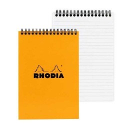 Rh Bloc Notes A5 Spira 80f Dr Orange Rhodia 16501c