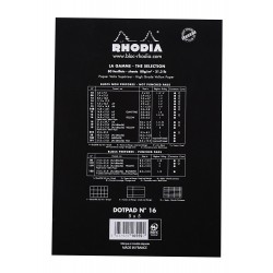 Rh Bloc Notes A5 80f N16 Dots Black Rhodia 16559c