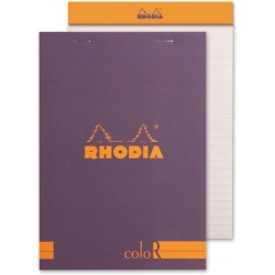 Rh Bloc Notes 14.8*21cm 70f 90gr Dr Violet Rhodia Color Pad 16970c
