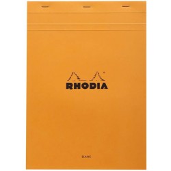 Rh Bloc Notes A4 80f N18 Velin Orange Rhodia 18000c