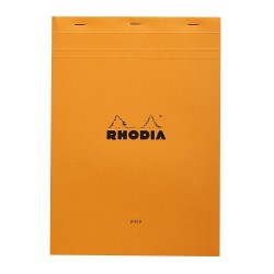 Rh Bloc Notes A4 80f N18 Dr Orange Rhodia 18600c