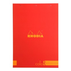 Rh Bloc Notes A4 70f 90gr Dr Poppy Rhodia Color Pad 18973c