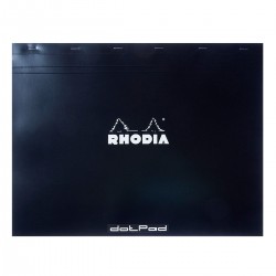 Rh Bloc Notes A3 80f N38 Dot Pad Black Rhodia 38559c