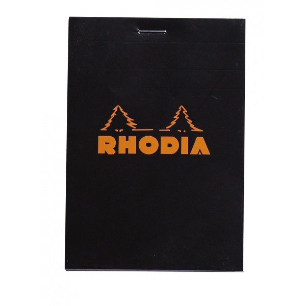 Rh Bloc Notes 8.5*12cm 80f N12 Ar Black Rhodia 122009c