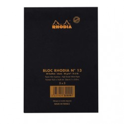 Rh Bloc Notes A6 80f N13 Ar Black Rhodia 132009c
