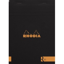 Rh Bloc Notes A5 70f  N16 Velin Foi Ivory Black Rhodia 162008c