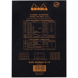 Rh Bloc Notes A5 80f N16 Ar Black Rhodia 162009c