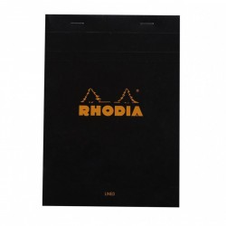 Rh Bloc Notes A5 80f N16 Dr Black Rhodia 166009c