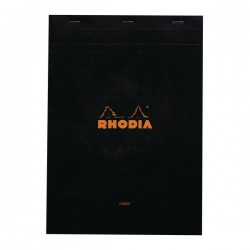 Rh Bloc Notes A4 Dr N18 Black Rhodia 186009c