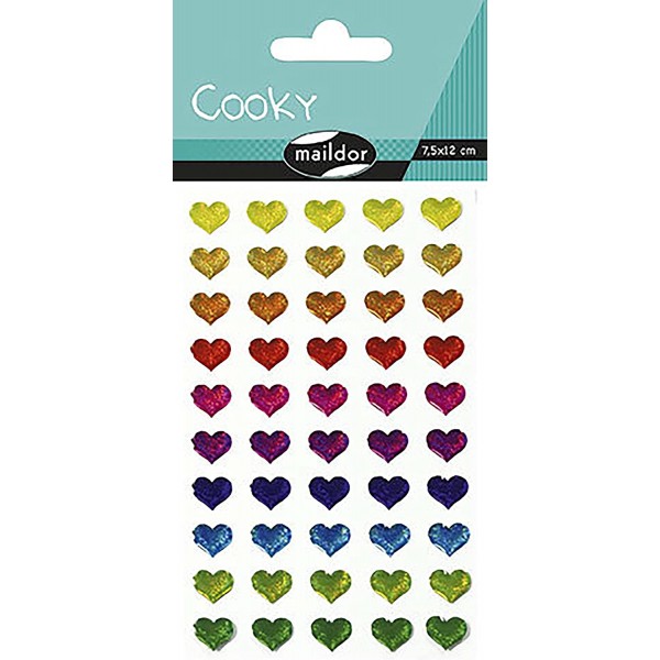 Cf Sticker 3d Cooky 7.5*12cm Maildor Inimi Multicolore 560380c