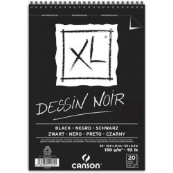 Pr Bloc Desen Canson Noir Xl A5 20f/150gr 400082844