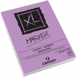 Pr Bloc Desen Canson Marker Xl A4 100f, 70gr/m2 200297236
