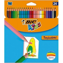 Lec Creioane Colorate Bic Tropicolors 24/set Bc832568