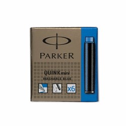 Patroane Cerneala Parker 6/set Mini Albastre S0767240/160238