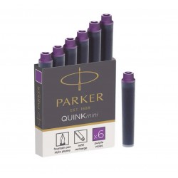 Patroane Cerneala Parker 6/set Mini Violet 160242