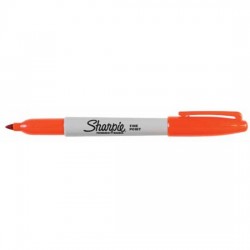 Con Marker Permanent Sharpie F Orange 1997783