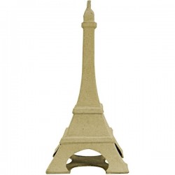 Cf Turnul Eiffel Papier Mache 11*11*22 Cm Sa166o