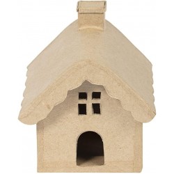 Cf Bottom House Papier Mache 12*10.5*11cm Sa230c