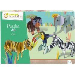 Cf Puzzle 3d Animale De La Zoo Avenue Mandarine Pu015c