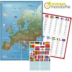 Cf Kit Educativ Si Creativ Steaguri Europene Avenue Mandarine Kc138c
