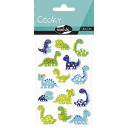 Cf Sticker 3d Cooky 7.5*12cm Cy006o Dinozauri