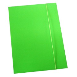 Eu Dosar Carton A4+  Cu Elastic Verde Neon 60677