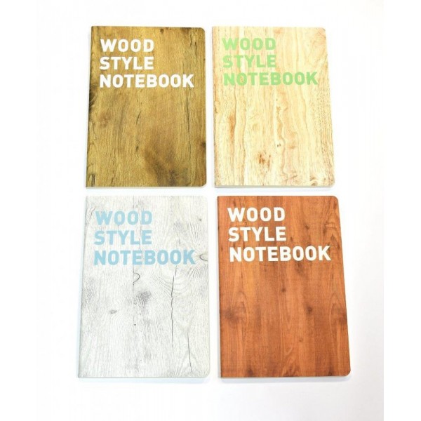 Eu Notes A5 80f Wood Style 52938