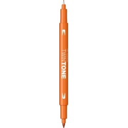 Con Marker 2 Capete Twintone Tombow Orange Ws-pk28