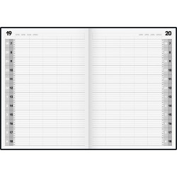 Br Agenda Datata Zilnic Brunnen A4 Agenda 24 Softcover Negru 78811