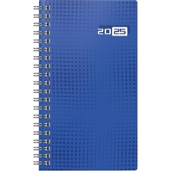 Br Agenda Datata Saptamanal Ridoide 9*15cm 2025 Spira Albastru 16907025