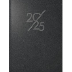 Br Agenda Datata Zilnic Mentor A5 2025 Prestige Negru 26024015