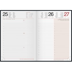 Br Agenda Datata Zilnic Mentor A5 2025 Prestige Negru 26024015