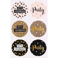 Kp Stickere Party 6/set Heyda 3780819