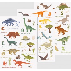 Kp Sticker Decor Fereastra Dinozaur Abc 3 Coli/set 3584446