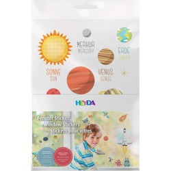 Kp Sticker Decor Fereastra Spatiu Cosmic 3 Coli/set 3584447