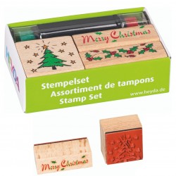 Kp Set Stampile Heyda ''merry Christmas'' 4888481