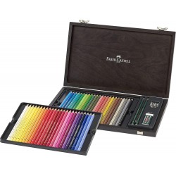 Cutie Lemn 48 Creioane Colorate Polychromos Faber-castell Fc110006