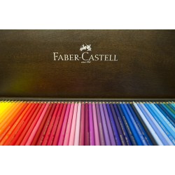 Cutie Lemn 120 Creioane Colorate Polychromos Faber-castell Fc110013sd