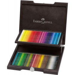 Cutie Lemn 72 Creioane Colorate Polychromos Faber-castell  Fc110072sd