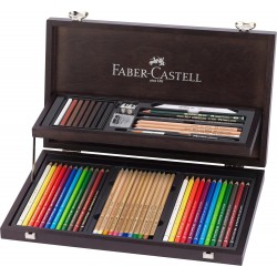 Cutie Lemn Compendium Arta Si Grafica Faber-castell  Fc110084sd