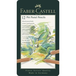 Lec Pitt Artist Faber-castell 12/set Culori Pastel Fc112112