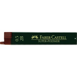 Lec Mina Creion Faber-castell 0.5mm 2b 12/set Fc120502